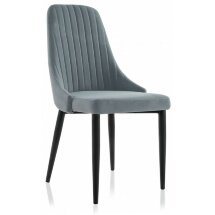 Стул на металлокаркасе Kora gray / black