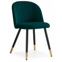 Стул на металлокаркасе Gabi green / black