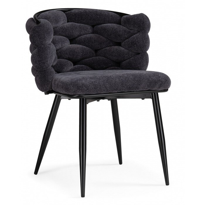 Стул на металлокаркасе на металлокаркасе Rendi gray-blue / black Стул на металлокаркасе на металлокаркасе Rendi gray-blue / black