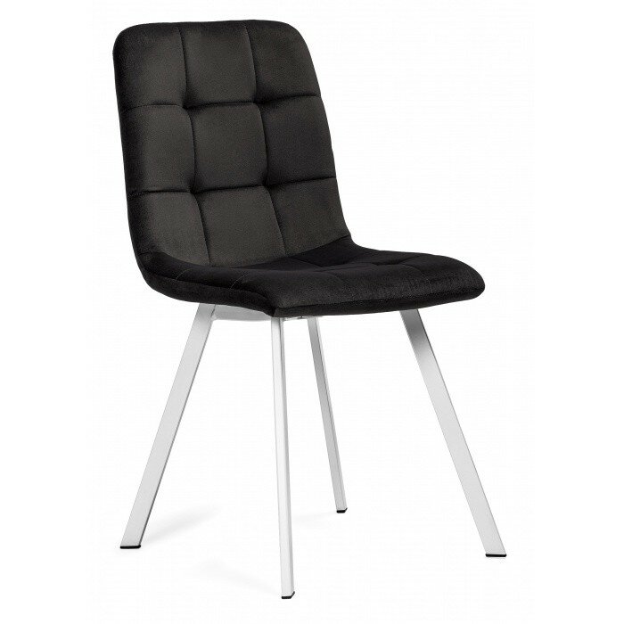 Стул на металлокаркасе Bruk dark gray / white Стул на металлокаркасе Bruk dark gray / white
