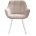 Стул DikLine 252 М поворотный, B03 BEIGE, ножки белые 