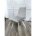 Стул DAIQUIRI BLUVEL-03 LIGHT GREY / белый каркас, велюр М-City 