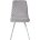 Стул DAIQUIRI BLUVEL-03 LIGHT GREY / белый каркас, велюр М-City 
