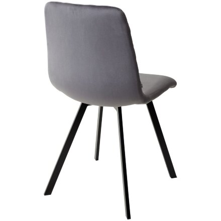Стул DAIQUIRI BLUVEL-14 GREY, велюр М-City 