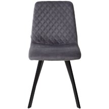 Стул DAIQUIRI BLUVEL-14 GREY, велюр М-City