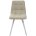 Стул CHILLI SQUARE UF860-01B бежевый, ткань/ белый каркас М-City 