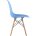 Стул Eames Style DSW голубой 