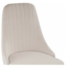 Стул на металлокаркасе Kora white / beige