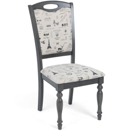 Стул LT C17443 DARK GREY #G521/ FABRIC FB62 PARIS М-City 