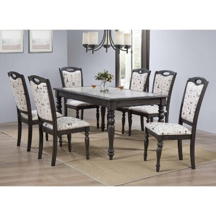 Стул LT C17443 DARK GREY #G521/ FABRIC FB62 PARIS М-City 