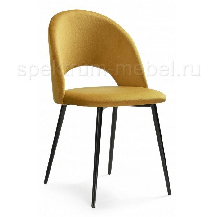 Стул на металлокаркасе Ирре confetti chai tea / черный глянец Стул на металлокаркасе Ирре confetti chai tea / черный глянец